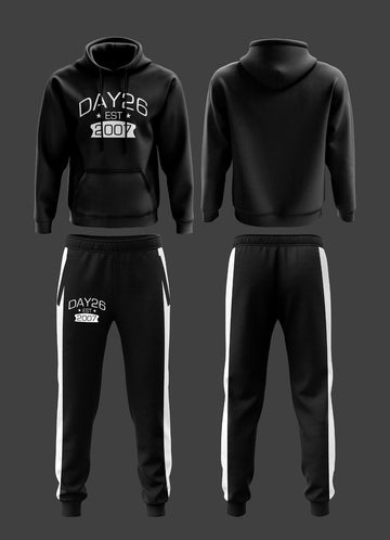 Day26 Black Jogger Sweatsuit